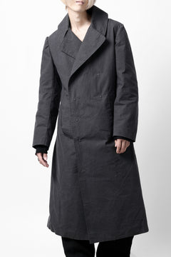 画像をギャラリービューアに読み込む, ierib exclusive military coat / boiled waxy cotton (GREY)
