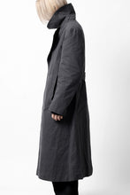 画像をギャラリービューアに読み込む, ierib exclusive military coat / boiled waxy cotton (GREY)