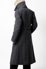 画像をギャラリービューアに読み込む, ierib exclusive military coat / boiled waxy cotton (GREY)