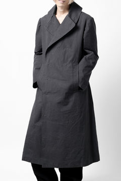 画像をギャラリービューアに読み込む, ierib exclusive military coat / boiled waxy cotton (GREY)