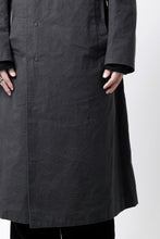 画像をギャラリービューアに読み込む, ierib exclusive military coat / boiled waxy cotton (GREY)