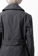 画像をギャラリービューアに読み込む, ierib exclusive military coat / boiled waxy cotton (GREY)