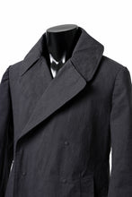画像をギャラリービューアに読み込む, ierib exclusive military coat / boiled waxy cotton (GREY)