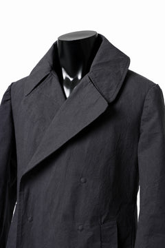 画像をギャラリービューアに読み込む, ierib exclusive military coat / boiled waxy cotton (GREY)