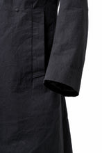 画像をギャラリービューアに読み込む, ierib exclusive military coat / boiled waxy cotton (GREY)