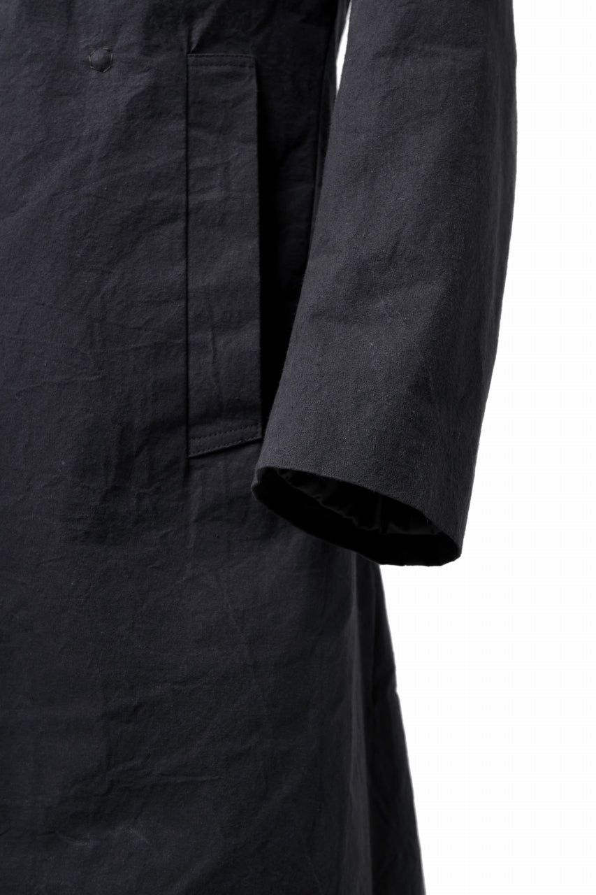 画像をギャラリービューアに読み込む, ierib exclusive military coat / boiled waxy cotton (GREY)