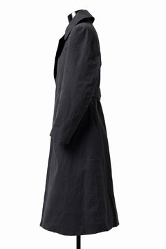 画像をギャラリービューアに読み込む, ierib exclusive military coat / boiled waxy cotton (GREY)