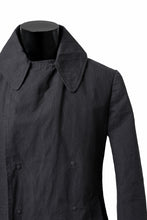 画像をギャラリービューアに読み込む, ierib exclusive military coat / boiled waxy cotton (GREY)