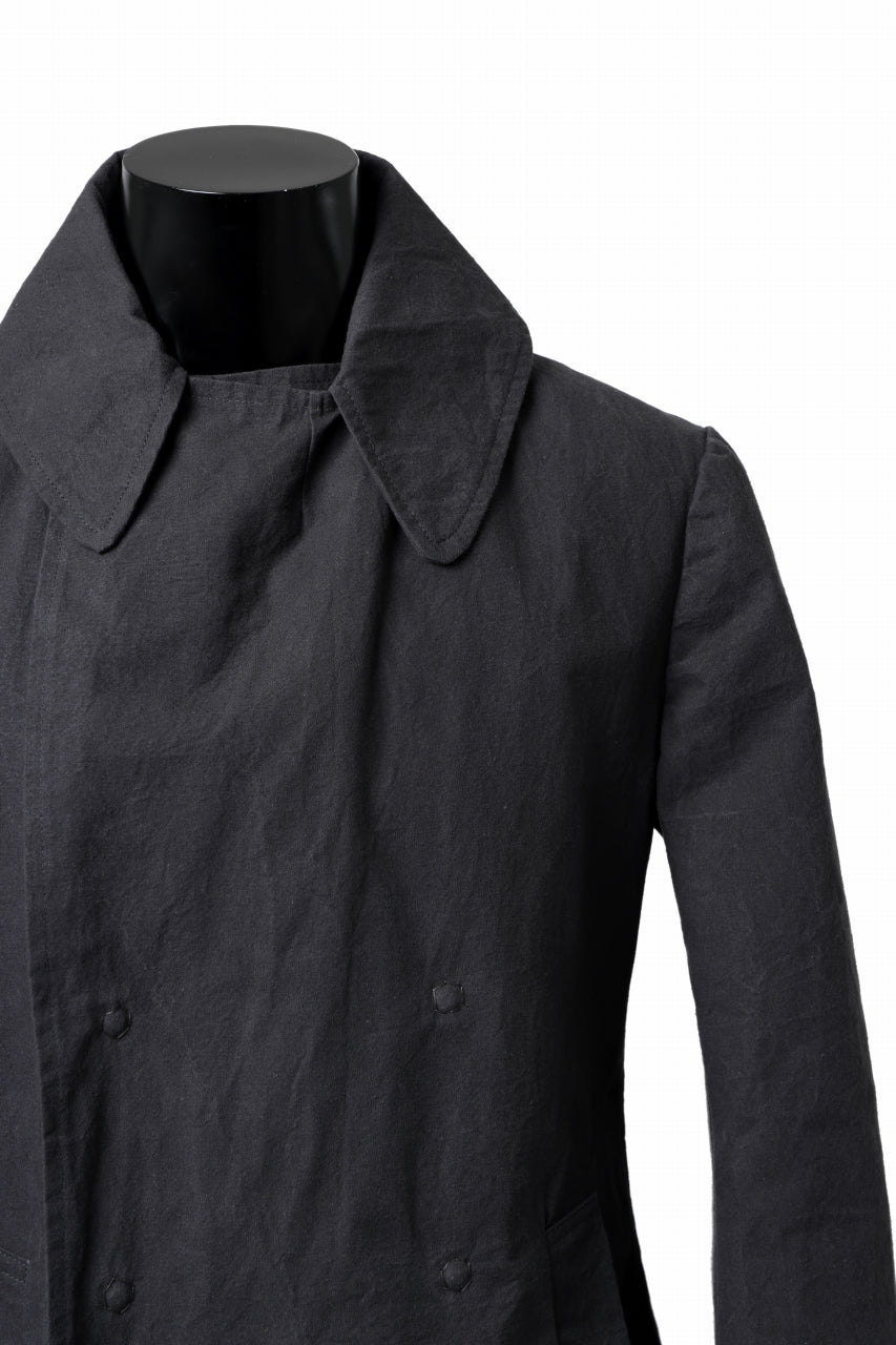 画像をギャラリービューアに読み込む, ierib exclusive military coat / boiled waxy cotton (GREY)