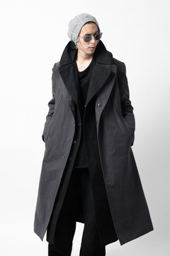 画像をギャラリービューアに読み込む, ierib exclusive military coat / boiled waxy cotton (GREY)