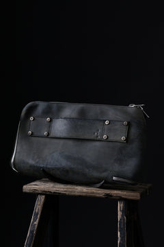 画像をギャラリービューアに読み込む, ierib onepiece clutch-bag / Marble Culatta (BLACK #C)