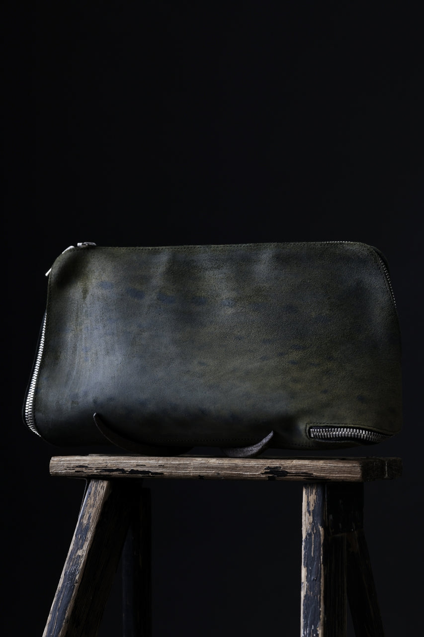 画像をギャラリービューアに読み込む, ierib onepiece clutch-bag / Marble Culatta (BLACK #C)