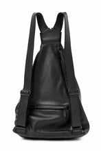 画像をギャラリービューアに読み込む, discord Yohji Yamamoto Y Back Pack BIG / Soft Shrink Cow Leather (BLACK)