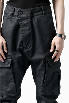 画像をギャラリービューアに読み込む, 11 BY BORIS BIDJAN SABERI CARGO POCKET PANTS / PIGMENT DYED "P21B-F-1481" (DARK BLUE)