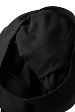 Load image into Gallery viewer, DEFORMATER.® LOGO TAPE HOODIE / LIGHT OZ COTTON (BLACK x WHITE)