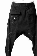 Load image into Gallery viewer, DEFORMATER.® "SPLASH" SLIM FIT JEANS WITH FLAP DETAIL / VERTICAL DENIM (BLACK OVER DYED)