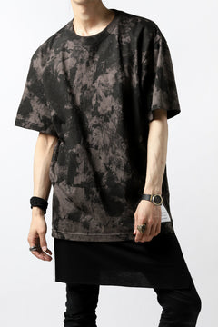 Load image into Gallery viewer, DEFORMATER.® "SPLASH" BACK LOGO TEE / MOTTLED DYING (CHARCOAL)