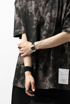 Load image into Gallery viewer, DEFORMATER.® "SPLASH" BACK LOGO TEE / MOTTLED DYING (CHARCOAL)