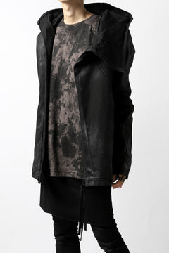 Load image into Gallery viewer, DEFORMATER.® "SPLASH" BACK LOGO TEE / MOTTLED DYING (CHARCOAL)