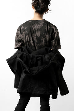 Load image into Gallery viewer, DEFORMATER.® "SPLASH" BACK LOGO TEE / MOTTLED DYING (CHARCOAL)
