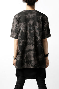 Load image into Gallery viewer, DEFORMATER.® "SPLASH" BACK LOGO TEE / MOTTLED DYING (CHARCOAL)