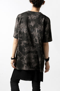 Load image into Gallery viewer, DEFORMATER.® "SPLASH" BACK LOGO TEE / MOTTLED DYING (CHARCOAL)