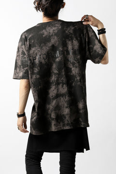 Load image into Gallery viewer, DEFORMATER.® "SPLASH" BACK LOGO TEE / MOTTLED DYING (CHARCOAL)