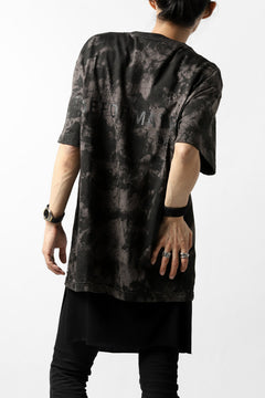 Load image into Gallery viewer, DEFORMATER.® "SPLASH" BACK LOGO TEE / MOTTLED DYING (CHARCOAL)