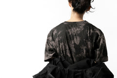 Load image into Gallery viewer, DEFORMATER.® "SPLASH" BACK LOGO TEE / MOTTLED DYING (CHARCOAL)
