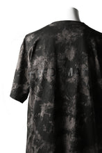 Load image into Gallery viewer, DEFORMATER.® "SPLASH" BACK LOGO TEE / MOTTLED DYING (CHARCOAL)