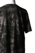 Load image into Gallery viewer, DEFORMATER.® "SPLASH" BACK LOGO TEE / MOTTLED DYING (CHARCOAL)