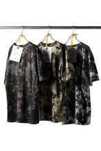 Load image into Gallery viewer, DEFORMATER.® "SPLASH" BACK LOGO TEE / MOTTLED DYING (CHARCOAL)