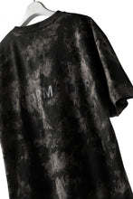 Load image into Gallery viewer, DEFORMATER.® "SPLASH" BACK LOGO TEE / MOTTLED DYING (CHARCOAL)