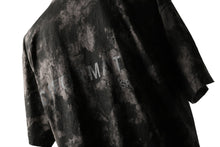 Load image into Gallery viewer, DEFORMATER.® "SPLASH" BACK LOGO TEE / MOTTLED DYING (CHARCOAL)