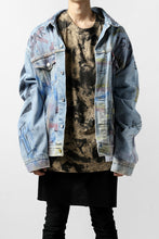 Load image into Gallery viewer, DEFORMATER.® "SPLASH" BACK LOGO TEE / MOTTLED DYING (LIGHT BEIGE)
