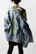 Load image into Gallery viewer, DEFORMATER.® "SPLASH" BACK LOGO TEE / MOTTLED DYING (LIGHT BEIGE)