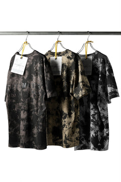 Load image into Gallery viewer, DEFORMATER.® "SPLASH" BACK LOGO TEE / MOTTLED DYING (LIGHT BEIGE)