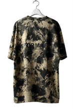 Load image into Gallery viewer, DEFORMATER.® "SPLASH" BACK LOGO TEE / MOTTLED DYING (LIGHT BEIGE)