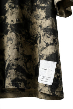 Load image into Gallery viewer, DEFORMATER.® "SPLASH" BACK LOGO TEE / MOTTLED DYING (LIGHT BEIGE)