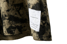 Load image into Gallery viewer, DEFORMATER.® "SPLASH" BACK LOGO TEE / MOTTLED DYING (LIGHT BEIGE)
