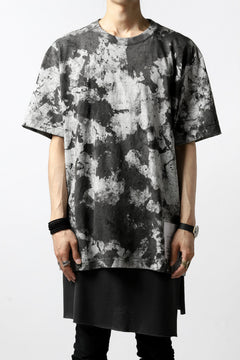 Load image into Gallery viewer, DEFORMATER.® "SPLASH" BACK LOGO TEE / MOTTLED DYING (MIX GREY)