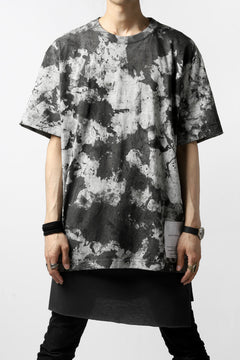 Load image into Gallery viewer, DEFORMATER.® "SPLASH" BACK LOGO TEE / MOTTLED DYING (MIX GREY)