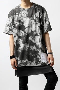 Load image into Gallery viewer, DEFORMATER.® "SPLASH" BACK LOGO TEE / MOTTLED DYING (MIX GREY)