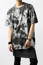 画像をギャラリービューアに読み込む, DEFORMATER.® &quot;SPLASH&quot; SIGNATURE T-SHIRT / MOTTLED DYING (MIX GREY)