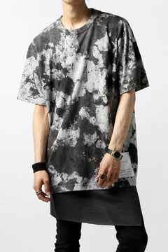 Load image into Gallery viewer, DEFORMATER.® "SPLASH" BACK LOGO TEE / MOTTLED DYING (MIX GREY)