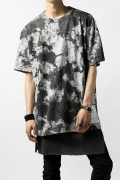 Load image into Gallery viewer, DEFORMATER.® "SPLASH" BACK LOGO TEE / MOTTLED DYING (MIX GREY)