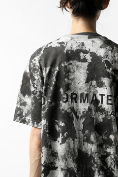 Load image into Gallery viewer, DEFORMATER.® "SPLASH" BACK LOGO TEE / MOTTLED DYING (MIX GREY)