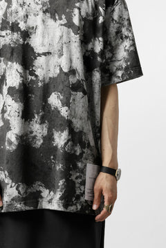 Load image into Gallery viewer, DEFORMATER.® "SPLASH" BACK LOGO TEE / MOTTLED DYING (MIX GREY)