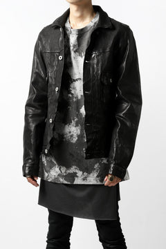 Load image into Gallery viewer, DEFORMATER.® "SPLASH" BACK LOGO TEE / MOTTLED DYING (MIX GREY)