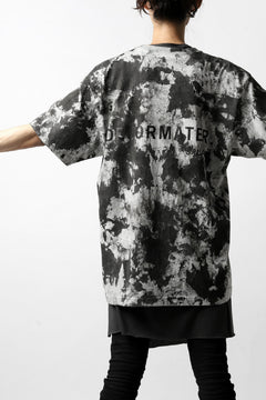 Load image into Gallery viewer, DEFORMATER.® "SPLASH" BACK LOGO TEE / MOTTLED DYING (MIX GREY)